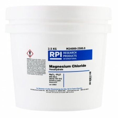 RPI Magnesium Chloride, Hexahydrate, 2.5 KG M24000-2500.0